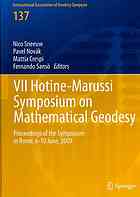 VII Hotine-Marussi Symposium on Mathematical Geodesy: Proceedings of the Symposium in Rome, 6-10 June, 2009