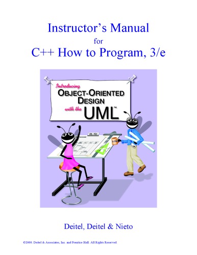 C++ How to Program, Third Edition Instructor's Manual