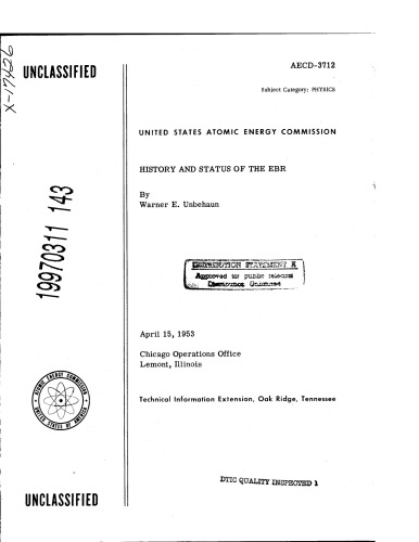 History and status of the EBR