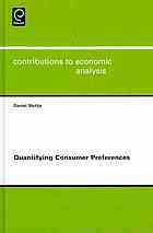 Quantifying consumer preferences