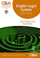 English legal system, 2009-2010