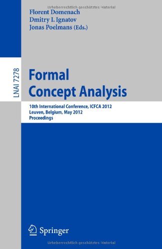 Formal Concept Analysis: 10th International Conference, ICFCA 2012, Leuven, Belgium, May 7-10, 2012. Proceedings