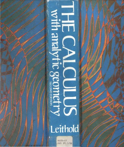 The calculus with analytic geometry [...] XA-GB