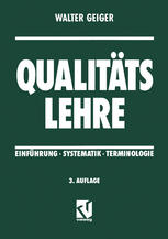 Qualitätslehre: Einführung · Systematik · Terminologie