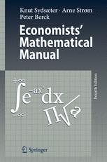 Economists’ Mathematical Manual