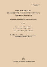 Einfluß der Hinterschiffsform auf das Manövrieren von Schiffen auf flachem Wasser