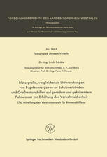 Naturgroße, vergleichende Untersuchungen von Bugsteuerorganen an Schubverbänden und Großmotorschiffen auf geradem und gekrümmtem Fahrwasser zur Erhöhung der Verkehrssicherheit: 176. Mitteilung der Versuchsanstalt für Binnenschiffbau