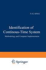 Identification of Continuous-Time Systems: Methodology and Computer Implementation