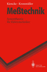 Meßtechnik: Systemtheorie für Elektrotechniker
