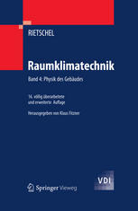 Raumklimatechnik: Band 4: Physik des Gebäudes