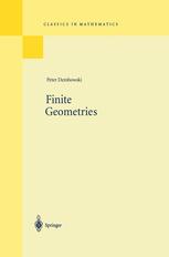 Finite Geometries: Reprint of the 1968 Edition