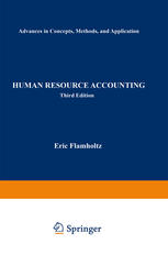 Human Resource Accounting: Advances in Concepts, Methods and Applications