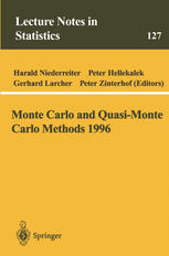 Monte Carlo and Quasi-Monte Carlo Methods 1996: Proceedings of a conference at the University of Salzburg, Austria, July 9–12, 1996
