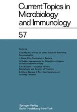 Current Topics in Microbiology and Immunology: Ergebnisse der Mikrobiologie und Immunitatsforschung