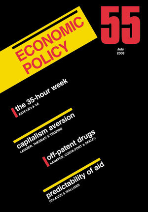 Economic Policy 55 July 2008