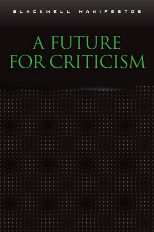 A Future for Criticism