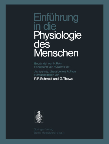 Einführung in die Physiologie des Menschen