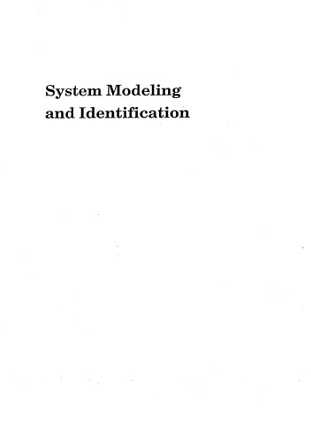 System Modeling and Identification