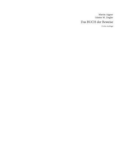 Das BUCH der Beweise