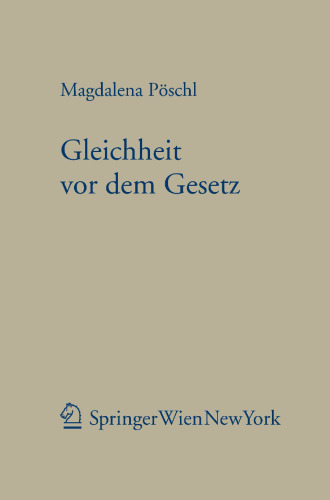 Gleichheit vor dem Gesetz
