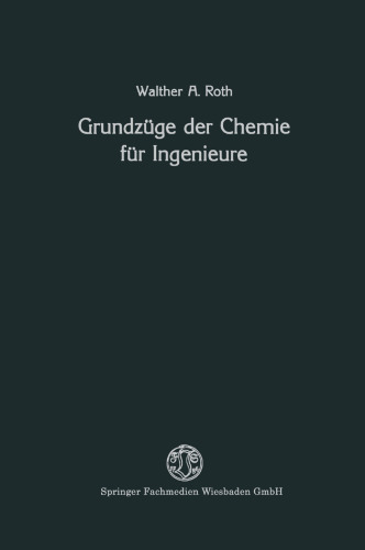 Grundzüge der Chemie für Ingenieure