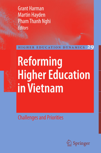Reforming Higher Education in Vietnam: Challenges and Priorities